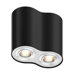 Reflektor natynkowy 2-punktowy czarny RONDOO SL 2