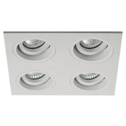 Reflektor podtynkowy 4-punktowy biały CHUCK DL 4 SQUARE