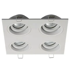 Reflektor podtynkowy 4-punktowy biały CHUCK DL 4 SQUARE