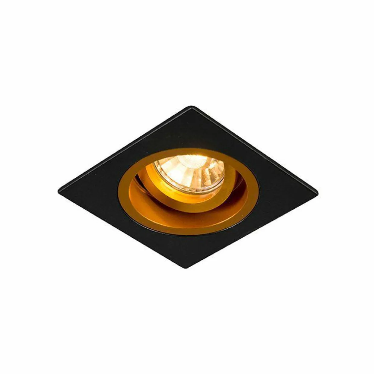 Reflektor 1-punktowy czarno-złoty CHUCK DL 1 SQUARE