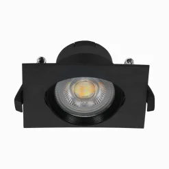 Reflektor spot podtynkowy kwadratowy czarny ORO ZUMA LED S 9W CCT-B
