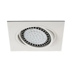 Reflektor z kryzą 1-punktowy podtynkowy biały BOXY DL 1