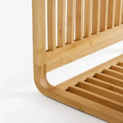 Regał łazienkowy bambusowy 33x33x33 cm