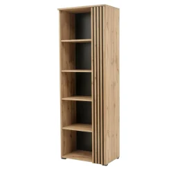 Regał do salonu z lamelami MALAGA