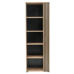 Regał do salonu z lamelami MALAGA