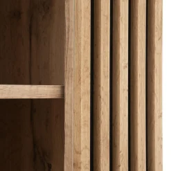 Regał do salonu z lamelami MALAGA