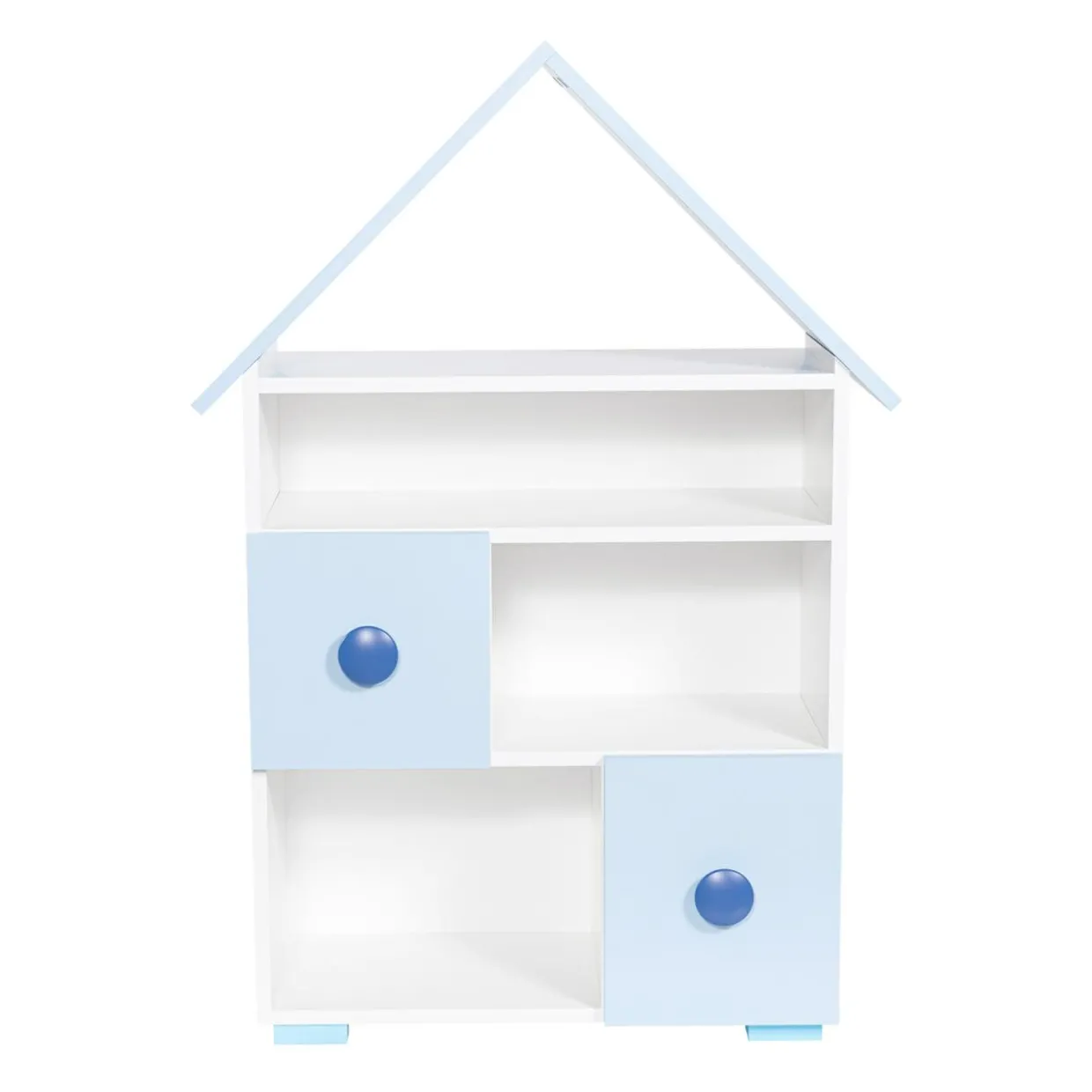 Regał domek TOP BABY niebieski