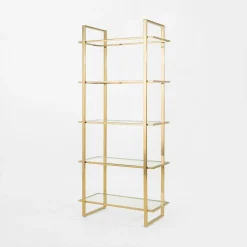 Regał glamour złoty EBRALIN