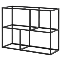 Regał KAMPO 100,2 cm + dębowe półki INSIDE