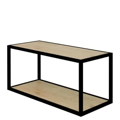 Regał KAMPO 79,7 cm + komplet dębowych półek INSIDE