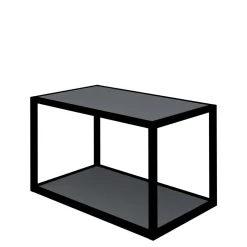 Regał KAMPO 59,7 cm + komplet grafitowych półek INSIDE