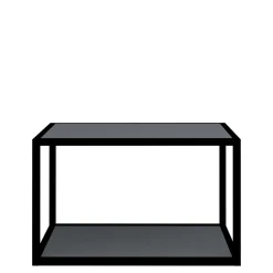 Regał KAMPO 59,7 cm + komplet grafitowych półek INSIDE