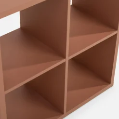 Regał kwadratowy MAURO terracotta