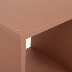 Regał kwadratowy MAURO terracotta