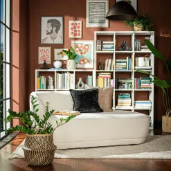 Regał MAURO 176,3x107,2 cm biały