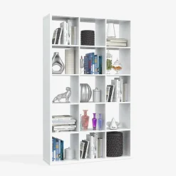 Regał MAURO 176,3x107,2 cm biały