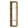 Regał MAURO 141,8x38,2 cm dębowy