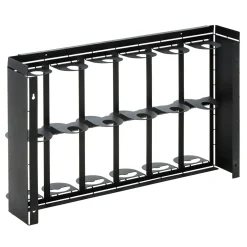 Regał na wino czarny ORIGAMI KAMPO