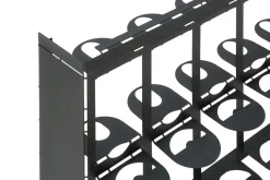 Regał na wino czarny ORIGAMI KAMPO