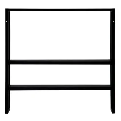 Regał nadstawny na przyprawy czarny metal KAMPO 60 cm