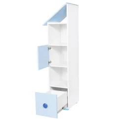 Regał niebieski TOP BABY lewy