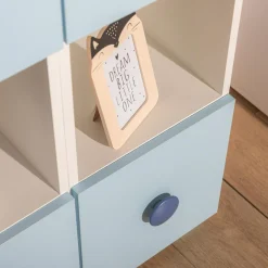 Regał niebieski TOP BABY prawy