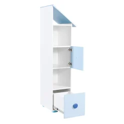 Regał niebieski TOP BABY prawy