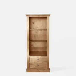 Regał niski z litego drewna PAOLA brzoza naturalna