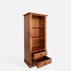 Regał niski z litego drewna PAOLA brzoza koniakowa