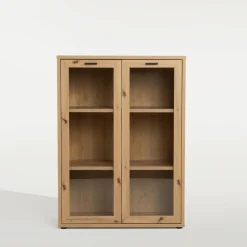 Regał niski z witryną GOLDSBORO