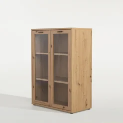 Regał niski z witryną GOLDSBORO