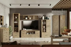 Regał półotwarty 2 szuflady niski DOORSET