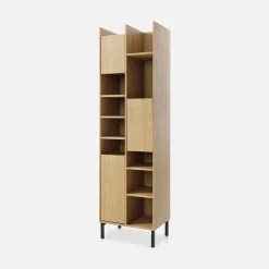 Regał trzydrzwiowy dąb baltic dune SERGIO