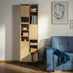 Regał trzydrzwiowy dąb baltic dune SERGIO