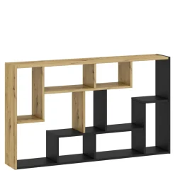 Regał UNIWERSUM dąb artisan/czarny