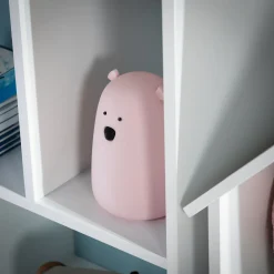 Regał w kształcie domku FALIANO biało-błękitny