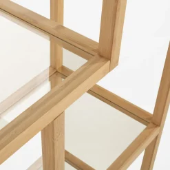 Regał z drewna bambusowego HORO 180 cm