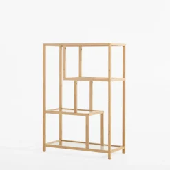 Regał z drewna bambusowego HORO 111 cm
