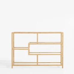 Regał z drewna bambusowego HORO 79 cm