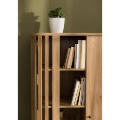 Regał z lamelam RANFLURY