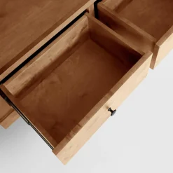 Regał z litego drewna PAOLA brzoza naturalna