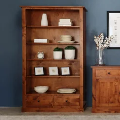 Regał z litego drewna PAOLA brzoza koniakowa