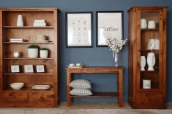 Regał z litego drewna PAOLA brzoza koniakowa