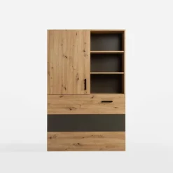 Regał z rozkładanym biurkiem OXFORD