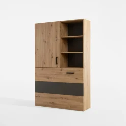 Regał z rozkładanym biurkiem OXFORD