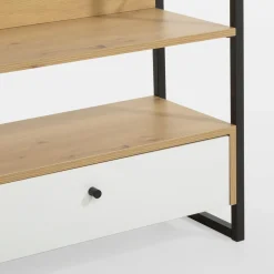 Regał z szufladą biały LINEARDO