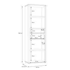 Regał z szufladami OGAI