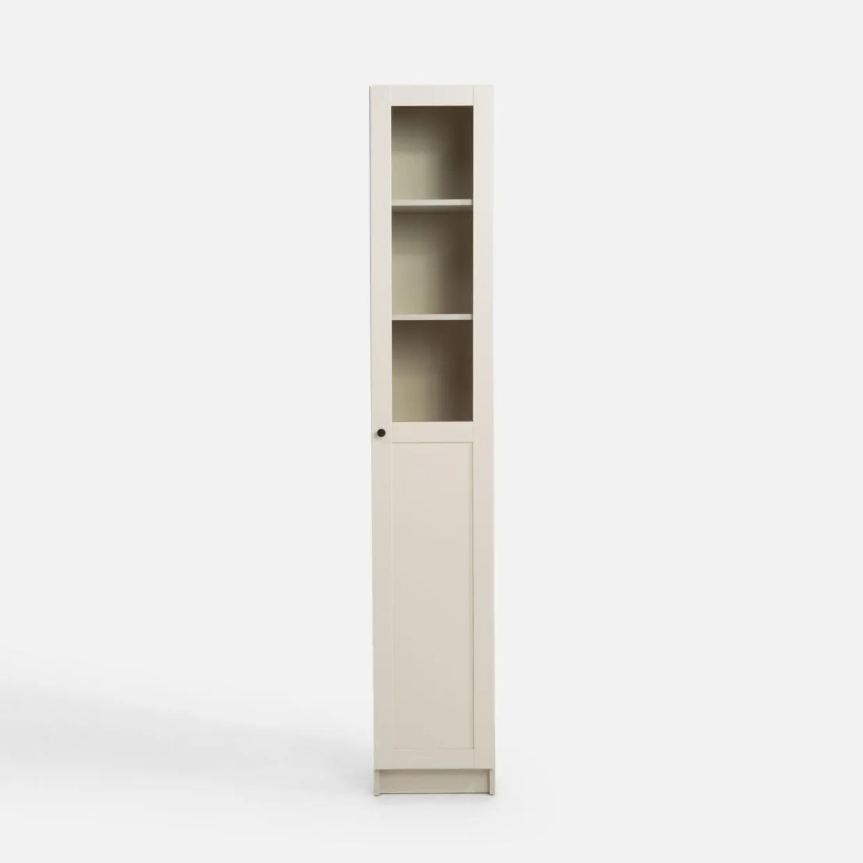 Regał z witryną kaszmir 35,2 cm TED prawy