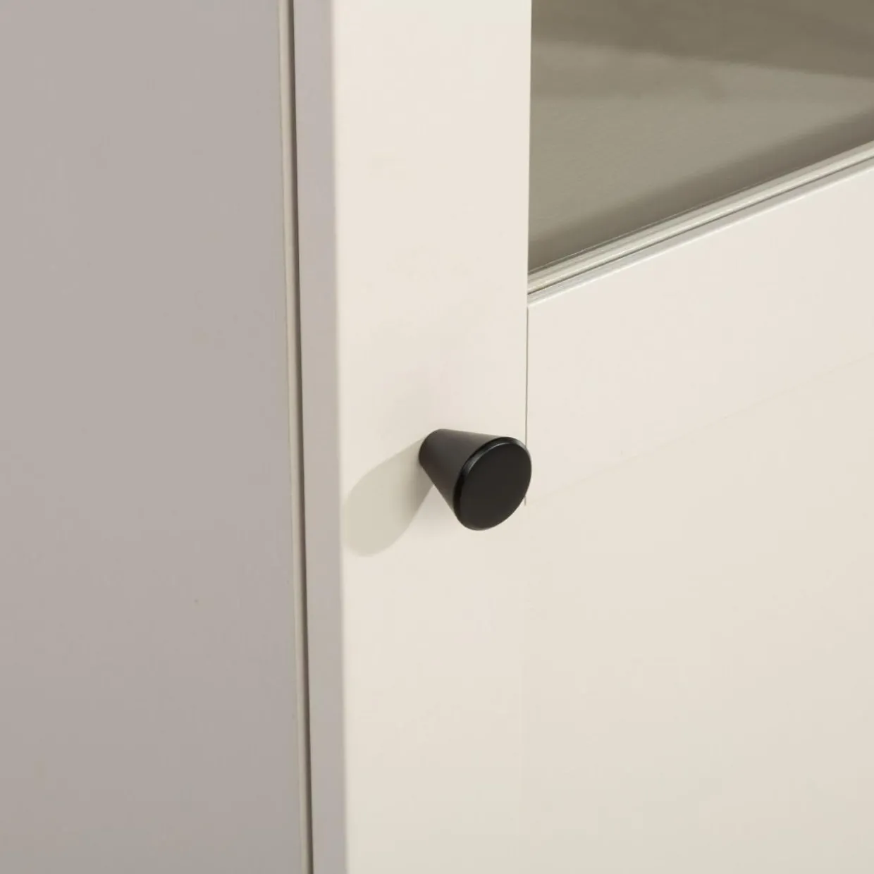 Regał z witryną kaszmir 35,2 cm TED prawy