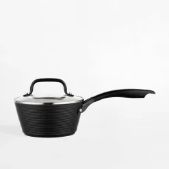 Rondel aluminiowy z pokrywką CARINA BLACK 1 l